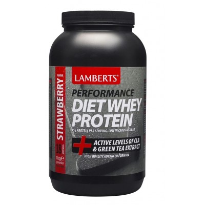 LAMBERTS Diet Whey Protein γεύση φράουλα